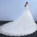 One-shoulder wedding dress bride 2021 new long tail dream princess Korean long-sleeved wedding dress