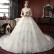 Wedding dress 2021 new bride trailing fairy dreamy word shoulder long sleeve winter French light simple and thin