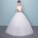 Sen series light wedding dress tube top was thin Korean dream princess trailing super fairy bride knot wedding dress