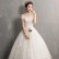 Qingsen one-shoulder wedding dress 2021 new Qidi bride winter high waist was thin and simple plus size pregnant women