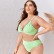 2021 new European and American solid color sexy large size bikini split swimsuit women