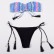 New floral sexy bikini swimwear hot style fashion lace-up fringed fringe split ladies bikini