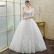 The main wedding dress female 2021 new winter Korean bride long-sleeved sen lace tail is thin and thin wedding dress