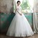 Wedding dress 2021 new Korean version of the bride wedding, shoulder-to-shoulder princess, simple and slim, thin and