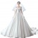 Satin wedding dress 2021 new bride one shoulder simple Hepburn was thin female little man Sen super fairy trailing