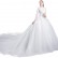 French wedding dress 2021 new bride one shoulder dignified trailing dreamy simple and thin long-sleeved forest female