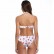 Hot selling European and American hot models cherry print three-point bikini sexy small chest open back swimsuit women