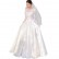 French Hepburn satin light wedding dress Mori female 2021 new winter bride trailing super fairy princess dress was