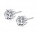 AAA zircon inlaid 5mm 6mm simple fashion female earrings wholesale factory