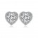 Paris impression earrings AAA zircon earrings dazzling Korean earrings