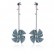 Rotating windmill earrings AAA zircon color new windmill shaped female earrings