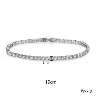 Bracelet Fashion Simple Round Ladies Bracelet Bracelet Electroplated Platinum