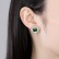 Bi芰 new copper inlaid zircon womens earrings Korean fashion style earrings