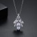 Wanjia new personality copper inlaid zircon necklace European and American fashion female jewelry