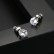 AAA zircon inlaid 5mm 6mm simple fashion female earrings wholesale factory