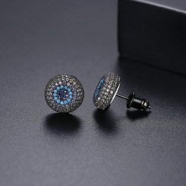 Inkstone European and American fashion new style AAA zircon earrings simple female earrings