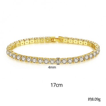 Bracelet Fashion Simple Round Ladies Bracelet Bracelet Electroplated Platinum