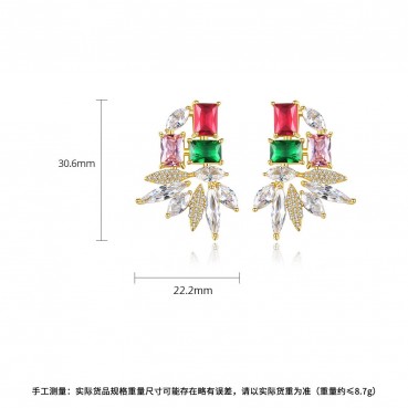 Maple female European and American trendy fashion temperament earrings, new creative earrings manufacturers wholesale