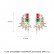 Maple female European and American trendy fashion temperament earrings, new creative earrings manufacturers wholesale