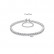 Platinum-plated copper inlaid zircon fashion womens bracelet Korean style simple womens bracelet