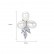 Flower earrings freshwater pearl 6-7mmAAA zircon inlaid Korean flower-shaped earrings gift female