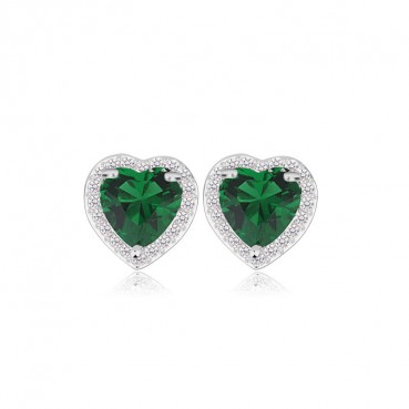 Paris impression earrings AAA zircon earrings dazzling Korean earrings