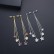 2021 new Korean style personality long earrings fashion temperament simple female earrings