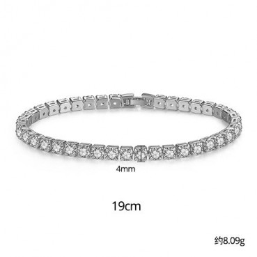 Bracelet Fashion Simple Round Ladies Bracelet Bracelet Electroplated Platinum