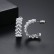 Moyus new Korean style inlaid zircon earrings, personalized fashion pearl earrings