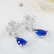 Bian Flower Earrings AAA Zircon Earrings European and American Fashion Jewelry Women Gift Factory Wholesale