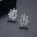 Donghui womens Korean style popular copper inlaid zircon earrings, creative fashion temperament earrings factory