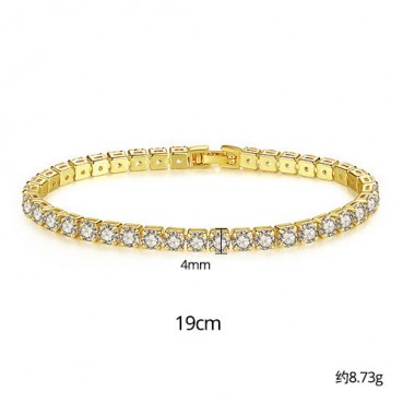 Bracelet Fashion Simple Round Ladies Bracelet Bracelet Electroplated Platinum