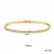 Bracelet Fashion Simple Round Ladies Bracelet Bracelet Electroplated Platinum