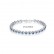 AAA zircon micro-inlaid blue scale bracelet, full of diamonds, fashion and simplicity, electroplated white gold