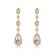 Zircon inlaid earrings, new personality fashion long drop earrings factory wholesale