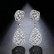 Qingge Manwu Earrings AAA Zircon Inlaid European and American Fashion Atmospheric Earrings Manufacturers Wholesale