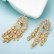 Earrings Korean style atmospheric fashion zircon earrings exaggerated big earrings star temperament