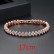 Roman simple fashion copper inlaid zircon bracelet ladies bracelet gemstone bracelet