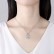 Wanjia new personality copper inlaid zircon necklace European and American fashion female jewelry