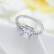 Selected ring 3A zircon double layer diamond ring 2-piece set electroplating real gold ring female Japanese and Korean