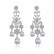 AAA Fashion and Beautiful Korean Zircon Earrings Prom Bride Accessories