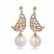 AAA zircon butterfly earrings Korean fashion ladies jewelry factory wholesale gifts