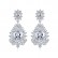 AAA zircon hairpin phoenix earrings European and American fashion earrings wholesale jewelry women gifts