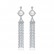 Amorous AAA diamond-studded zircon natural pearl steamed bun beads 10-10.5mm European and American earrings