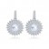 Copper Inlaid 3A Zircon Fashion Pearl Womens Earrings Wholesale Gifts