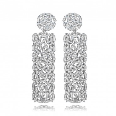 Earrings AAA zircon pavé Korean fashion earrings wholesale women