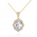 Egg-shaped copper inlaid 3A zircon irregular Korean pendant necklace womens jewelry manufacturers