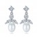 Natural 6-7mm Pearl Cleaner Earrings AAA Zircon Inlaid Popular Earrings Female Manufacturer