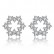 Snow White Earrings Korean Style Zircon Fashion Simple Womens Small Earrings Small Jewelry