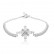 Snowflake claw chain bracelet AAA zircon fashion simple womens jewelry home wholesale female gifts